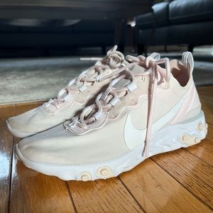 Pink Nike Sneakers - Size 9 - Nike React Element 55